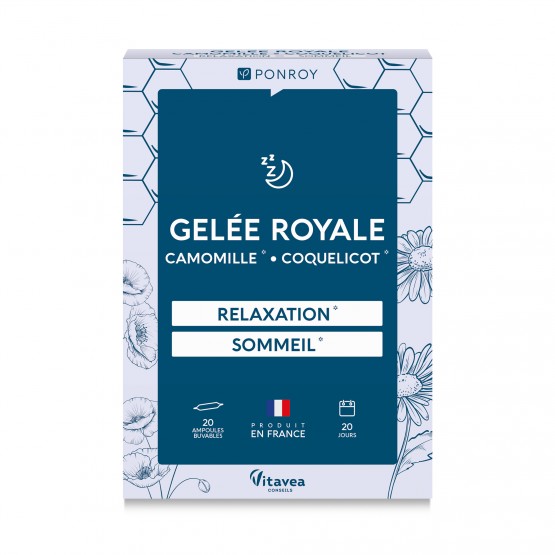 Ampoules de Gelée royale - Camomille - Coquelicot